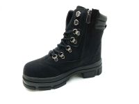 Çarıkçım Fermuarlı Kadın Botu Siyah 17 7645 - Thumbnail