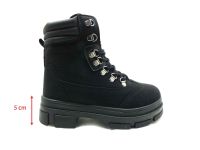 Çarıkçım Fermuarlı Kadın Botu Siyah 17 7645 - Thumbnail