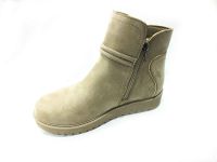 Çarıkçım Fermuarlı Süet Bot Bej 118 130 - Thumbnail