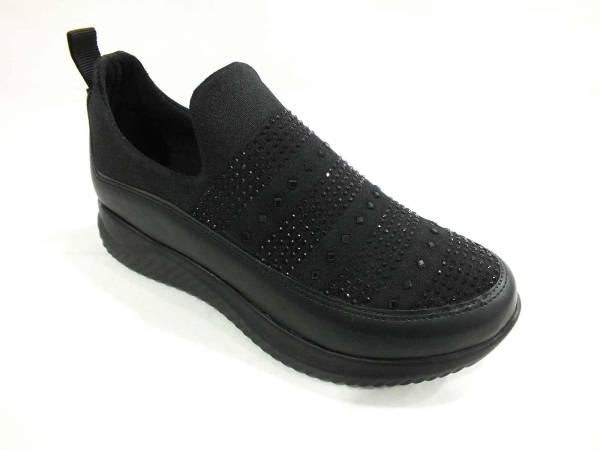 Çarıkçım Günlük Streç Ayakkabı Siyah 13 Y-0017