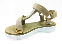 Çarıkçım Hafif-Cırtlı Kadın Sandalet Bej 118 10 - Thumbnail