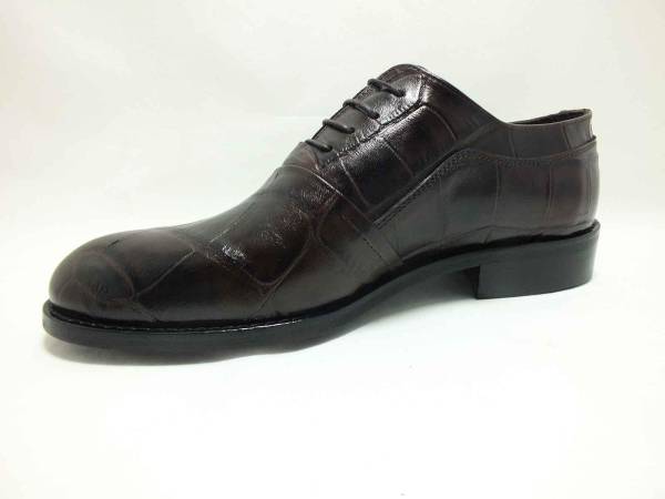 Çarıkçım Hakiki Deri Erkek Ayakkabı Kahverengi-Kroke 114 850