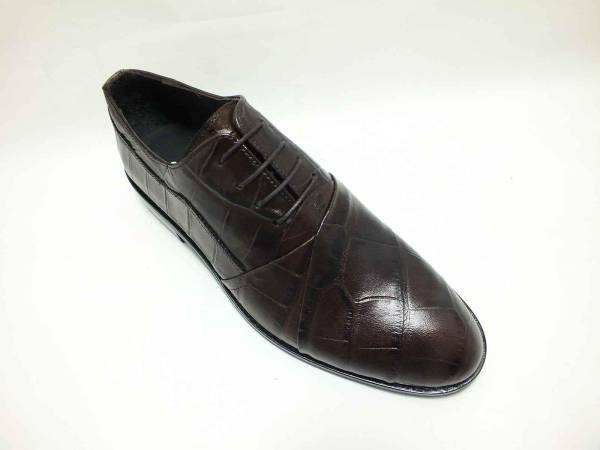 Çarıkçım Hakiki Deri Erkek Ayakkabı Kahverengi-Kroke 114 850