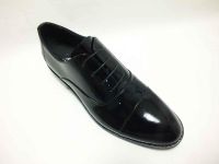 Çarıkçım Hakiki Deri Erkek Ayakkabı Siyah-Rugan 114 947 - Thumbnail