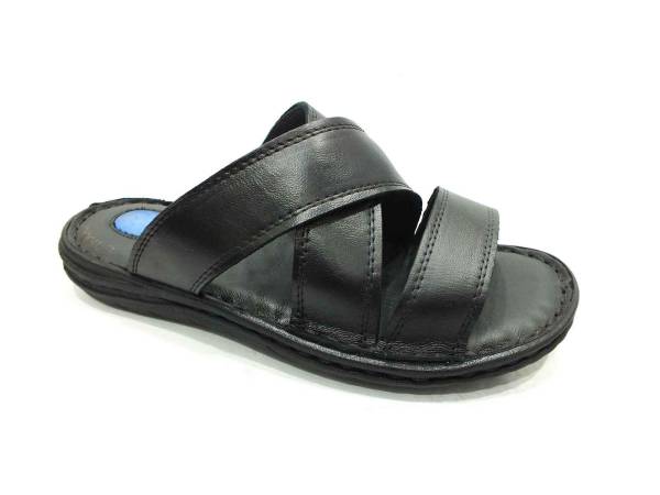 Çarıkçım Hakiki Deri Erkek Terliği Siyah 89 975