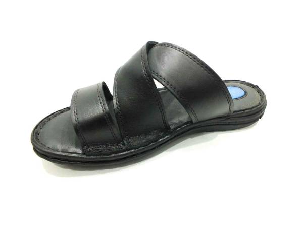 Çarıkçım Hakiki Deri Erkek Terliği Siyah 89 975