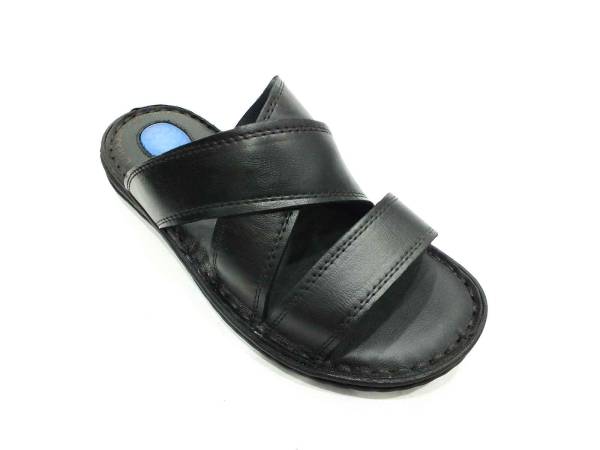 Çarıkçım Hakiki Deri Erkek Terliği Siyah 89 975