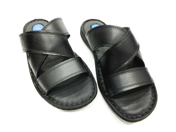 Çarıkçım Hakiki Deri Erkek Terliği Siyah 89 975