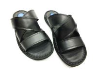 Çarıkçım Hakiki Deri Erkek Terliği Siyah 89 975 - Thumbnail