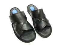 Çarıkçım Hakiki Deri Erkek Terliği Siyah 89 976 - Thumbnail