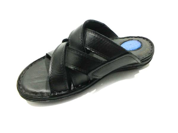 Çarıkçım Hakiki Deri Erkek Terliği Siyah 89 979