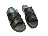 Çarıkçım Hakiki Deri Erkek Terliği Siyah 89 979 - Thumbnail