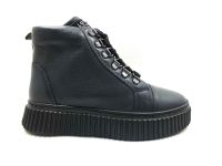 Çarıkçım Hakiki Deri Fermuarlı Bot Antrasit 114 K780 - Thumbnail