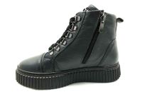 Çarıkçım Hakiki Deri Fermuarlı Bot Antrasit 114 K780 - Thumbnail