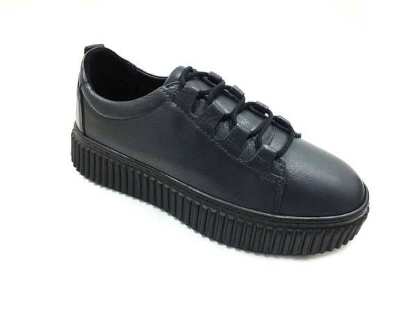 Çarıkçım Hakiki Deri Günlük Ayakkabı Antrasit 114 K755