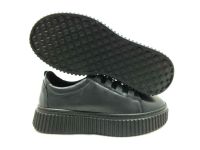 Çarıkçım Hakiki Deri Günlük Ayakkabı Antrasit 114 K755 - Thumbnail