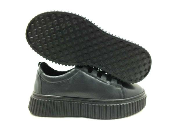 Çarıkçım Hakiki Deri Günlük Ayakkabı Antrasit 114 K755