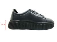 Çarıkçım Hakiki Deri Günlük Ayakkabı Antrasit 114 K755 - Thumbnail