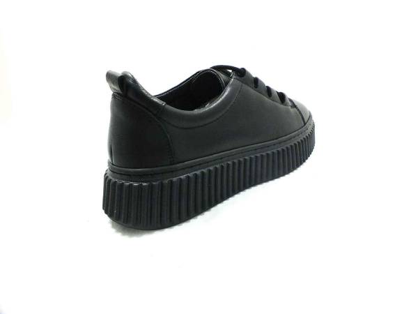 Çarıkçım Hakiki Deri Günlük Ayakkabı Siyah 114 K755