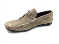 Çarıkçım Hakiki Deri Günlük Erkek Ayakkabı Kum-Nubuk 114 1114 - Thumbnail