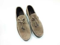 Çarıkçım Hakiki Deri Günlük Erkek Ayakkabı Kum-Nubuk 114 1114 - Thumbnail