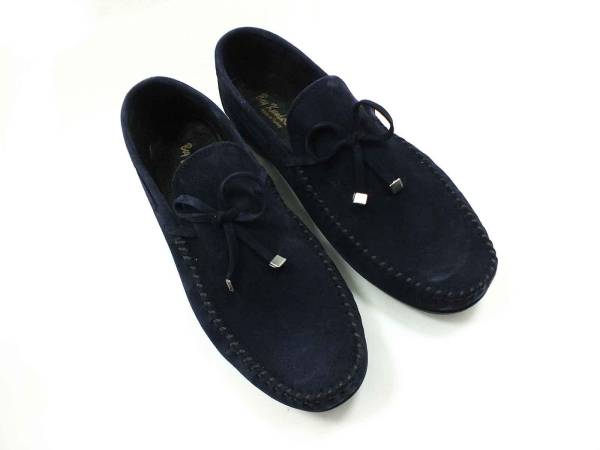 Çarıkçım Hakiki Deri Günlük Erkek Ayakkabı Lacivert-Nubuk 114 1114