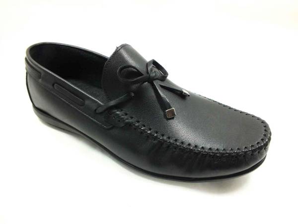 Çarıkçım Hakiki Deri Günlük Erkek Ayakkabı Siyah 114 1114