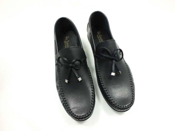 Çarıkçım Hakiki Deri Günlük Erkek Ayakkabı Siyah 114 1114