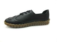 Çarıkçım Hakiki Deri Günlük Kadın Ayakkabısı Siyah 114 671 - Thumbnail