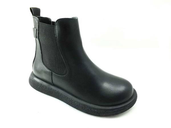 Çarıkçım Hakiki Deri Kadın Botu Siyah 114 K1003