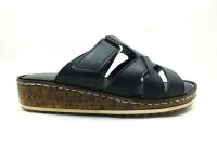 Çarıkçım Hakiki Deri Kadın Terliği Siyah 114 022 - Thumbnail