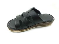 Çarıkçım Hakiki Deri Kadın Terliği Siyah 114 022 - Thumbnail