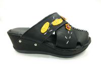 Çarıkçım Hakiki Deri Kadın Terliği Siyah 114 038 - Thumbnail