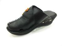 Çarıkçım Hakiki Deri Kadın Terliği Siyah 114 038 - Thumbnail