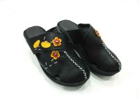 Çarıkçım Hakiki Deri Kadın Terliği Siyah 114 038 - Thumbnail