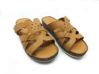 Çarıkçım Hakiki Deri Kadın Terliği Taba 114 022 - Thumbnail