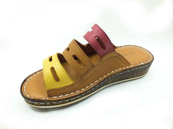 Çarıkçım Hakiki Deri Kadın Terliği Taba 114 024