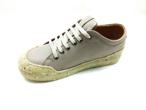 Çarıkçım Hakiki Deri Kauçuk Tabanlı Ayakkabı Gri 96 1111