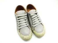 Çarıkçım Hakiki Deri Kauçuk Tabanlı Ayakkabı Gri 96 1111 - Thumbnail