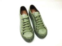 Çarıkçım Hakiki Deri Kauçuk Tabanlı Ayakkabı Haki 96 1111 - Thumbnail