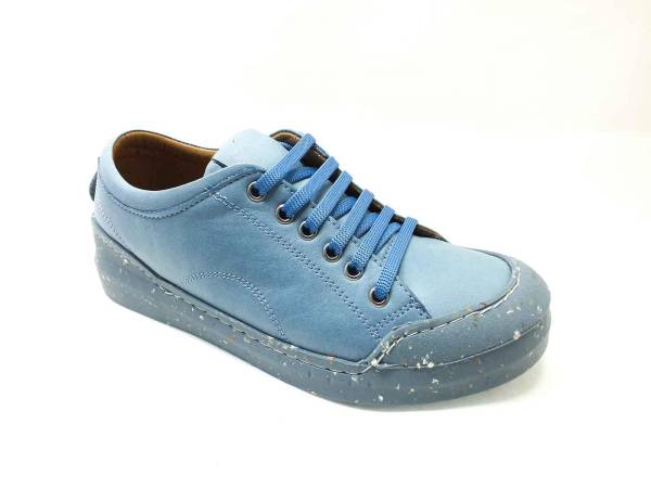 Çarıkçım Hakiki Deri Kauçuk Tabanlı Ayakkabı Mavi 96 1111