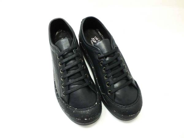 Çarıkçım Hakiki Deri Kauçuk Tabanlı Ayakkabı Siyah 96 1111