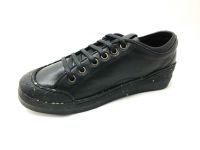 Çarıkçım Hakiki Deri Kauçuk Tabanlı Ayakkabı Siyah 96 1111 - Thumbnail