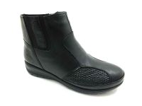 Çarıkçım Hakiki Deri Kemik Çıkığı Detaylı Bot Siyah 91 7690 - Thumbnail