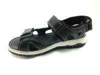 Çarıkçım Hakiki Deri Sandalet Siyah 120 2051 - Thumbnail