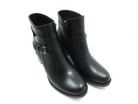 Çarıkçım Hakiki Deri Topuklu Bot Siyah 114 K1001 - Thumbnail