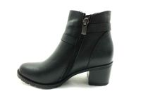 Çarıkçım Hakiki Deri Topuklu Bot Siyah 114 K1001 - Thumbnail