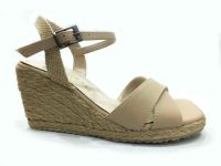 Çarıkçım Hasır Tabanlı Sandalet Bej 133 A-302 - Thumbnail