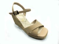 Çarıkçım Hasır Tabanlı Sandalet Bej 133 A-302 - Thumbnail