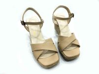 Çarıkçım Hasır Tabanlı Sandalet Bej 133 A-302 - Thumbnail